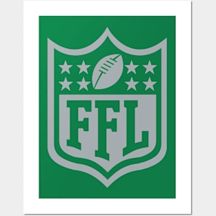 Fantasy Football Logo Philadelphia Eagles Colors Posters and Art